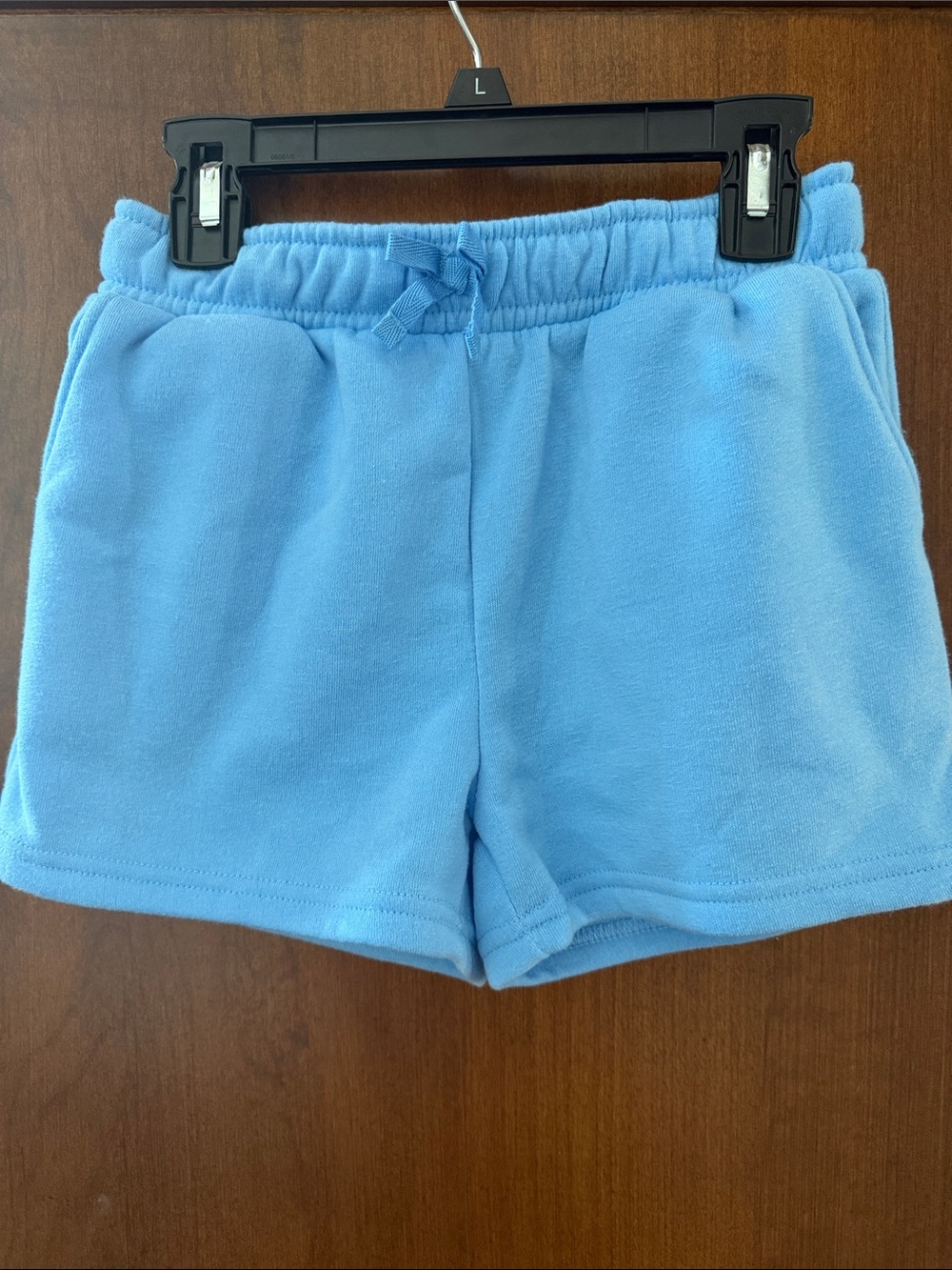 Olivia Kay Sky Blue Fleece Shorts for Kids